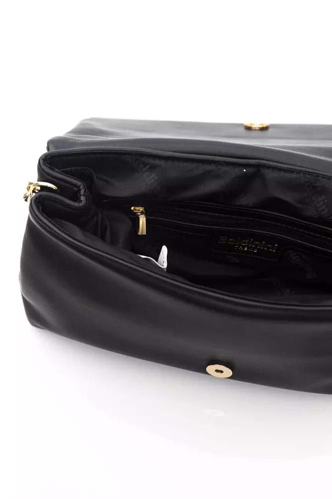 Baldinini Trend Black Polyethylene Women Shoulder Bag