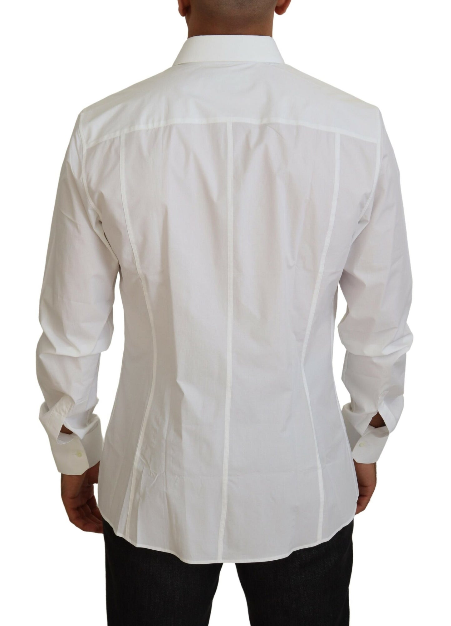 Dolce & Gabbana Elegant White Sicilia Formal Shirt