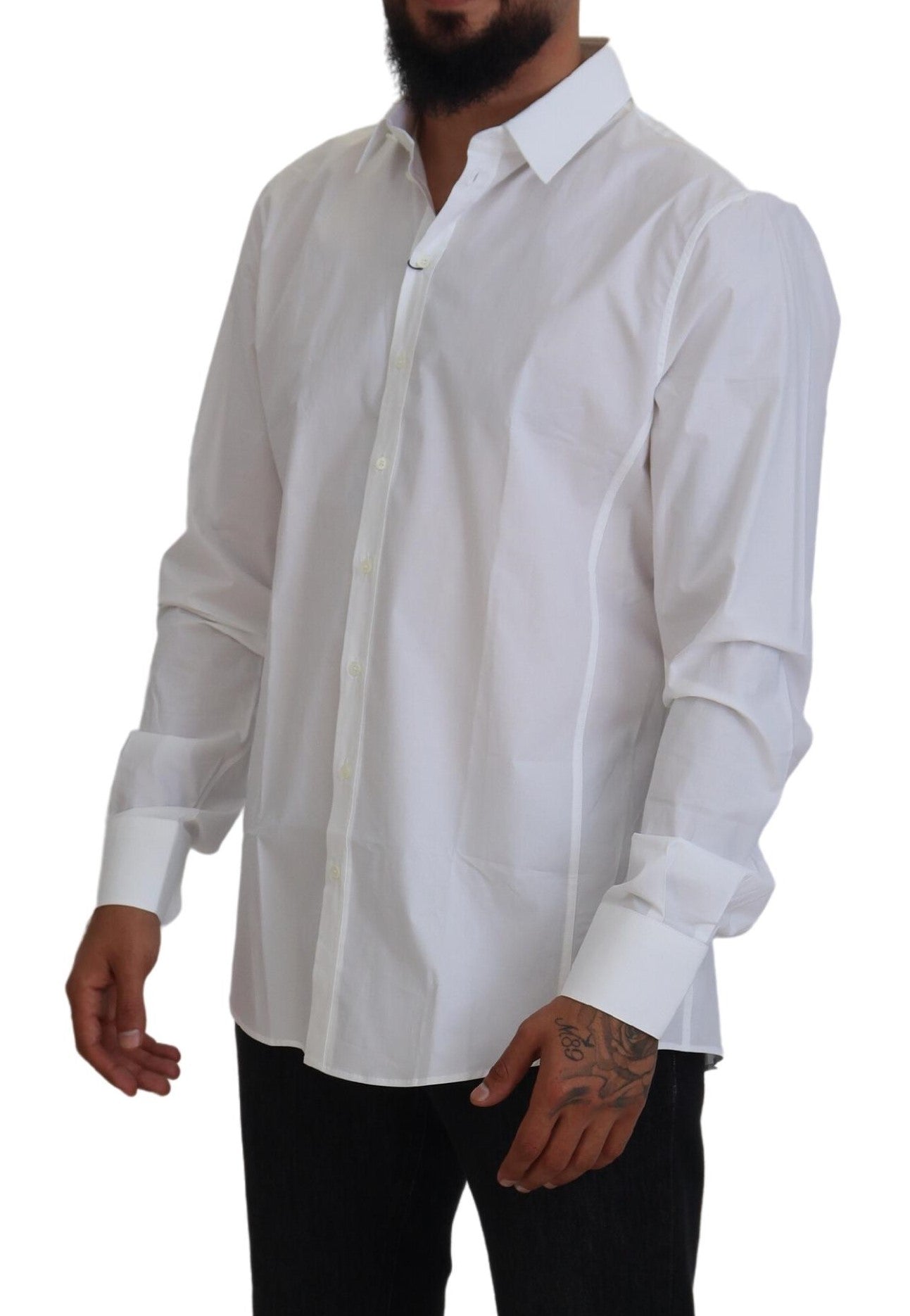 Dolce & Gabbana Elegant White Sicilia Formal Shirt