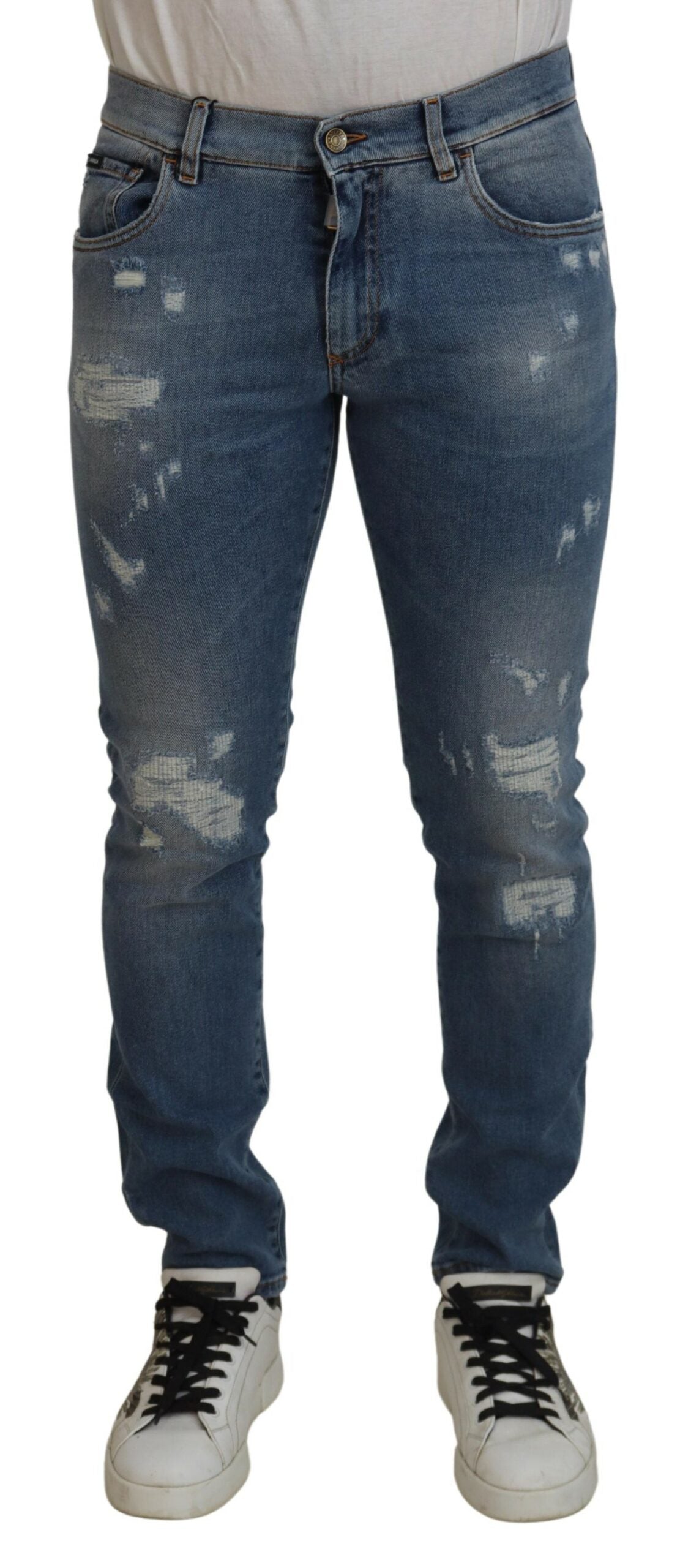 Dolce & Gabbana Chic Slim Fit Italian Denim Jeans