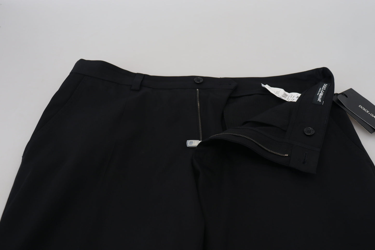 Dolce & Gabbana Elegant Black Dress Chinos for Men