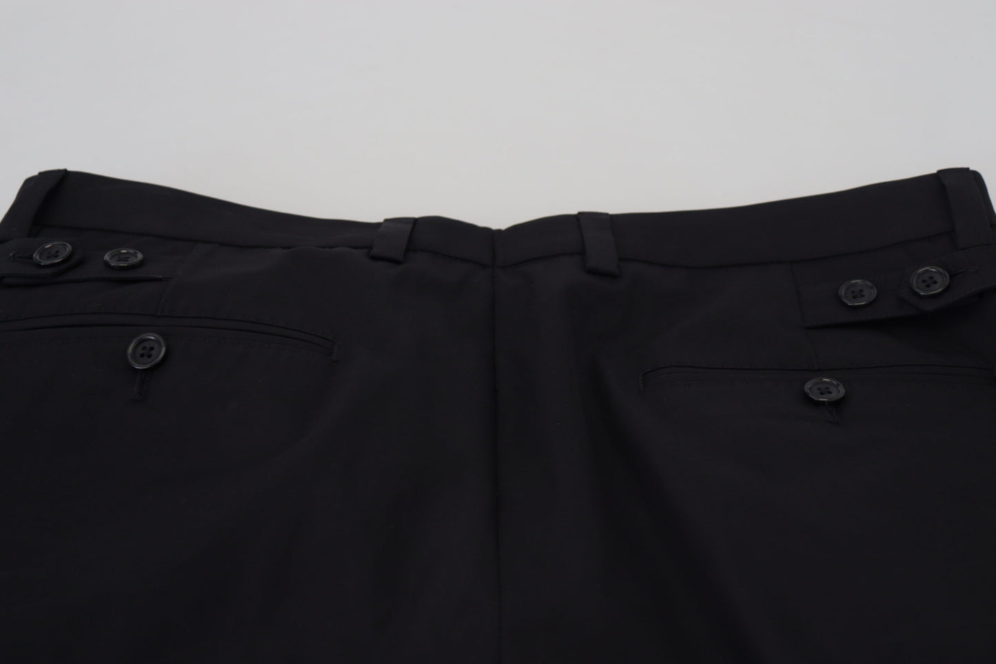 Dolce & Gabbana Elegant Black Dress Chinos for Men