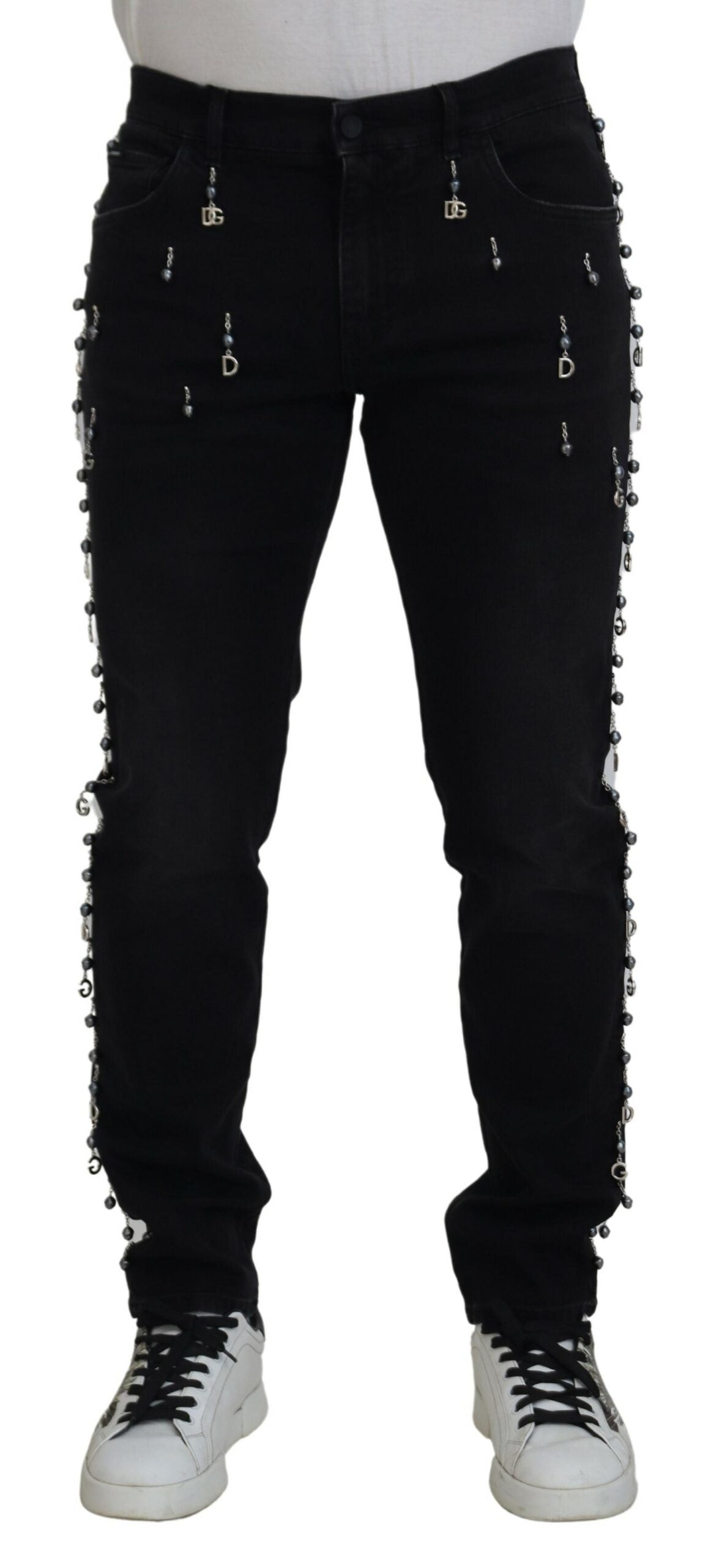 Dolce & Gabbana Elegant Embellished Skinny Jeans