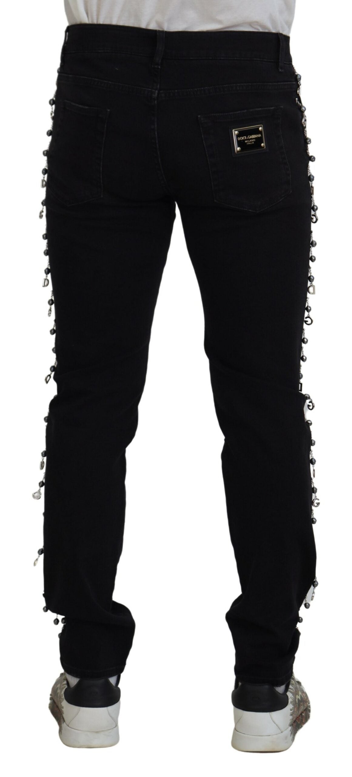 Dolce & Gabbana Elegant Embellished Skinny Jeans