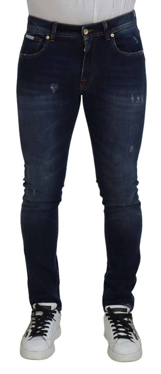 Dolce & Gabbana Sleek Skinny Dark Blue Denim Jeans