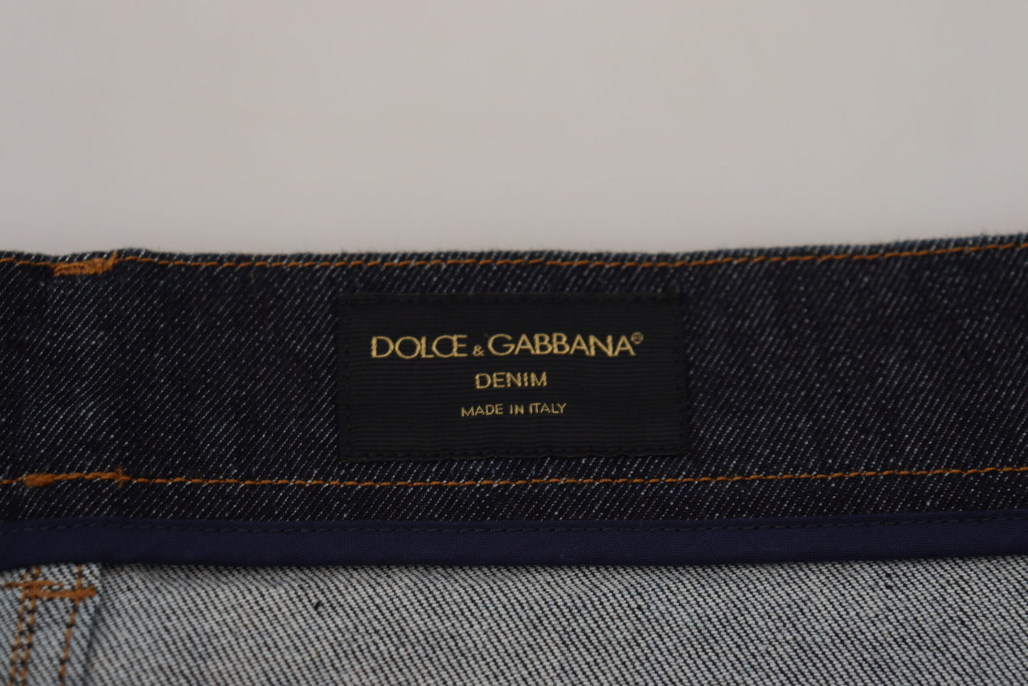 Dolce & Gabbana Chic Cropped Denim Jeans