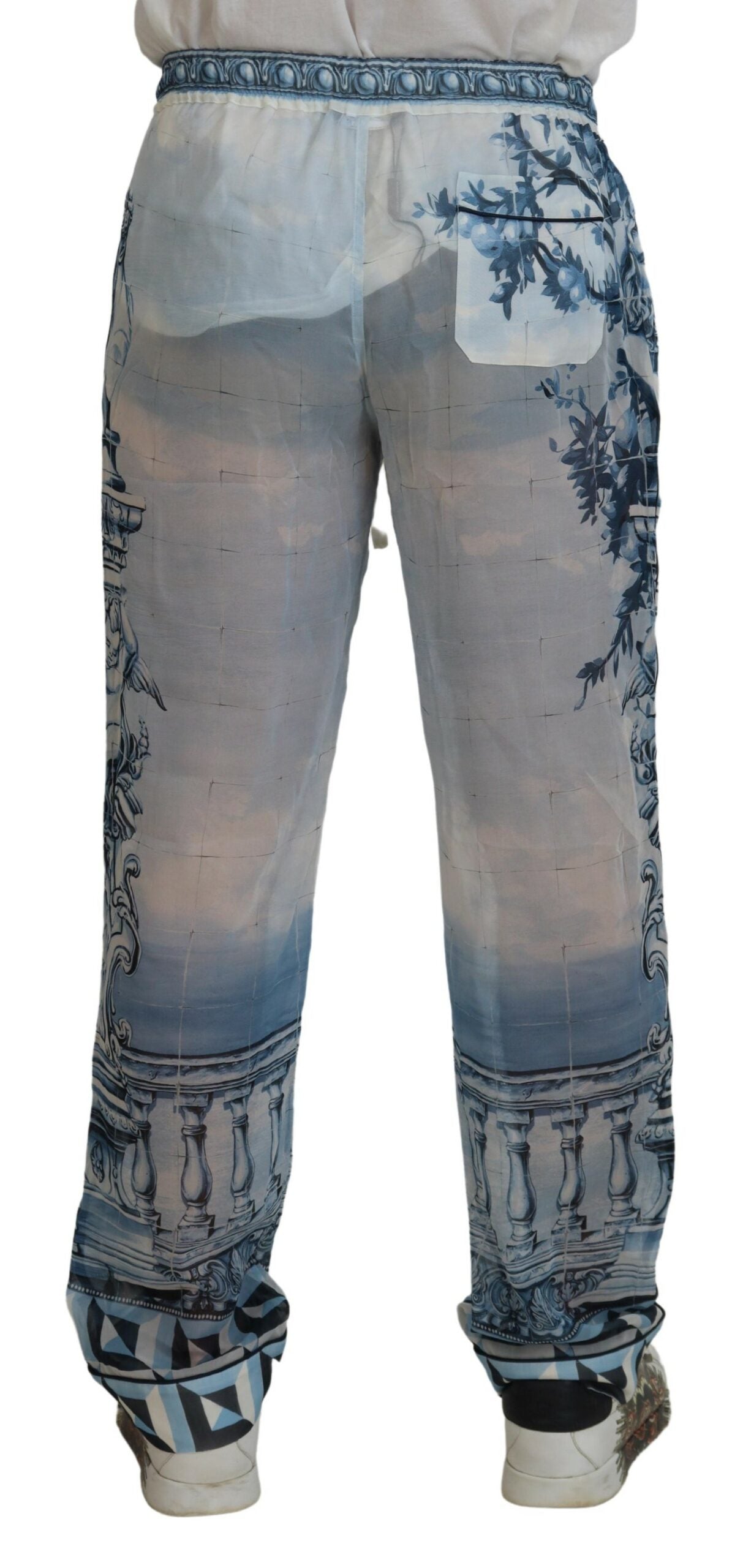 Dolce & Gabbana Elegant Multicolor Straight Pants