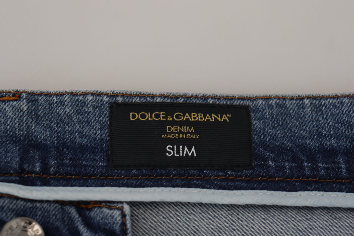 Dolce & Gabbana Chic Skinny Jeans in Luxe Blue