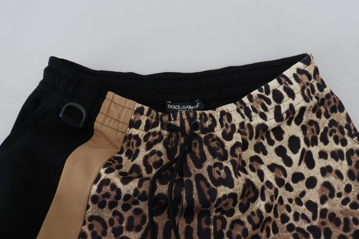 Dolce & Gabbana Multicolor Leopard Jogger Cargo Pants