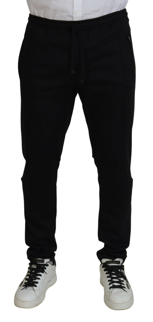 Dolce & Gabbana Elegant Black Jogger Pants - Versatile & Stylish