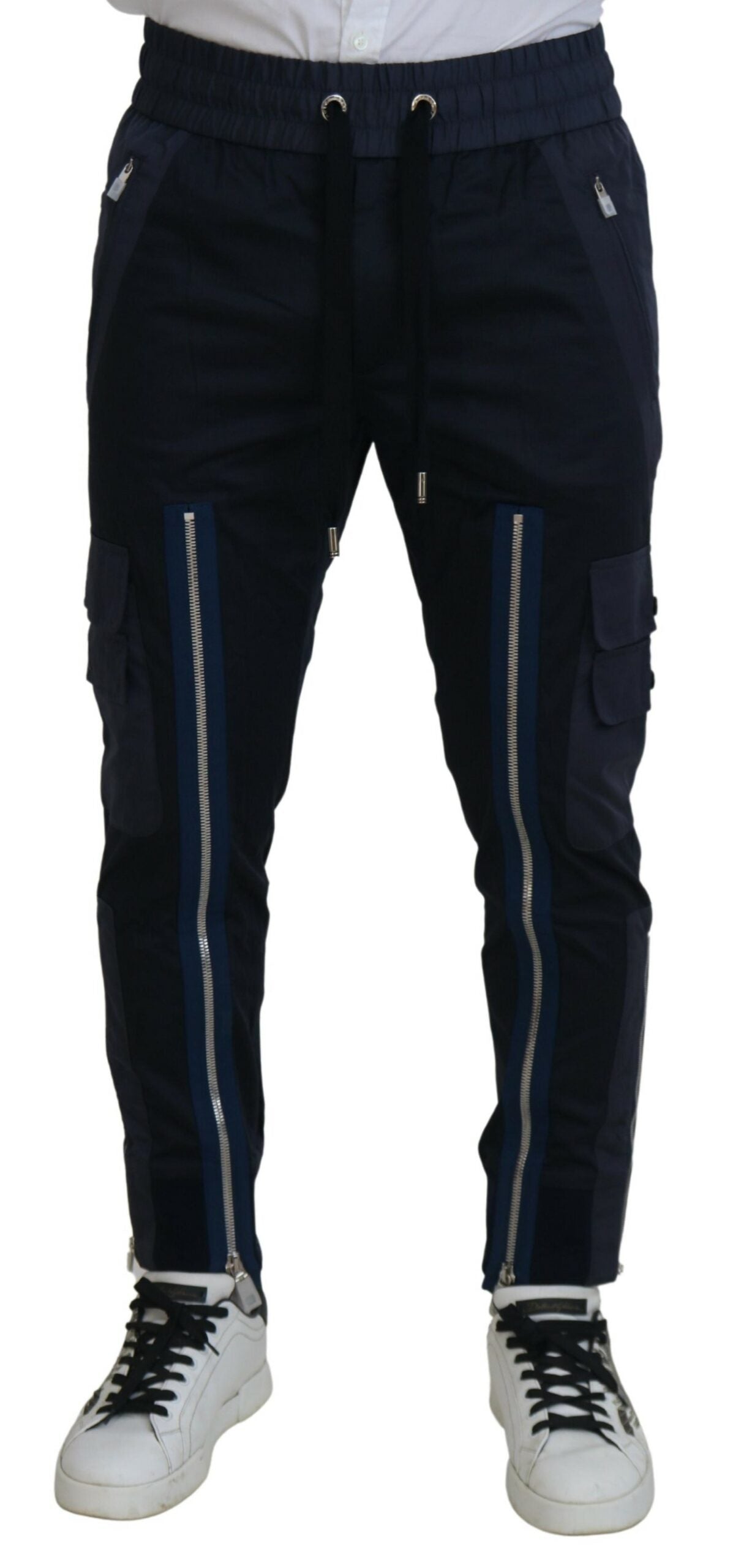 Dolce & Gabbana Elegant Dark Blue Jogger Pants