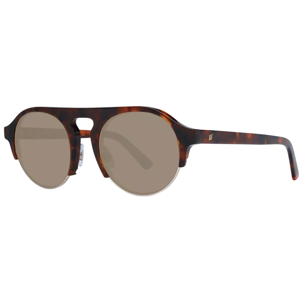 Web Brown Unisex Sunglasses