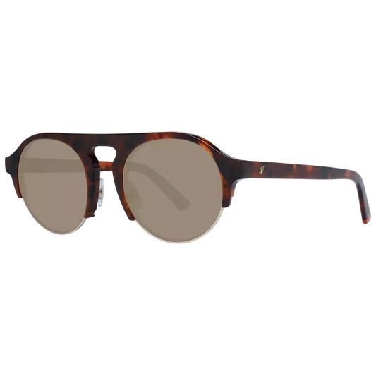 Web Brown Unisex Sunglasses