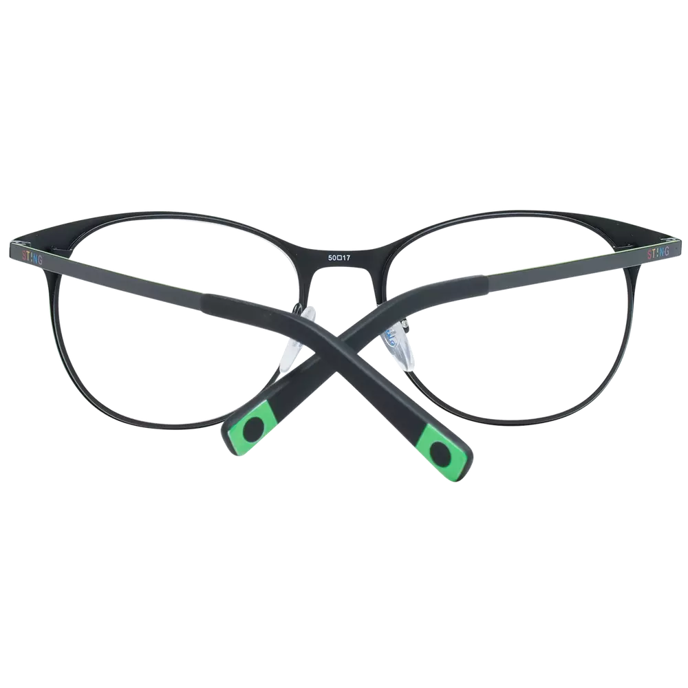 Sting Black Unisex Optical Frames