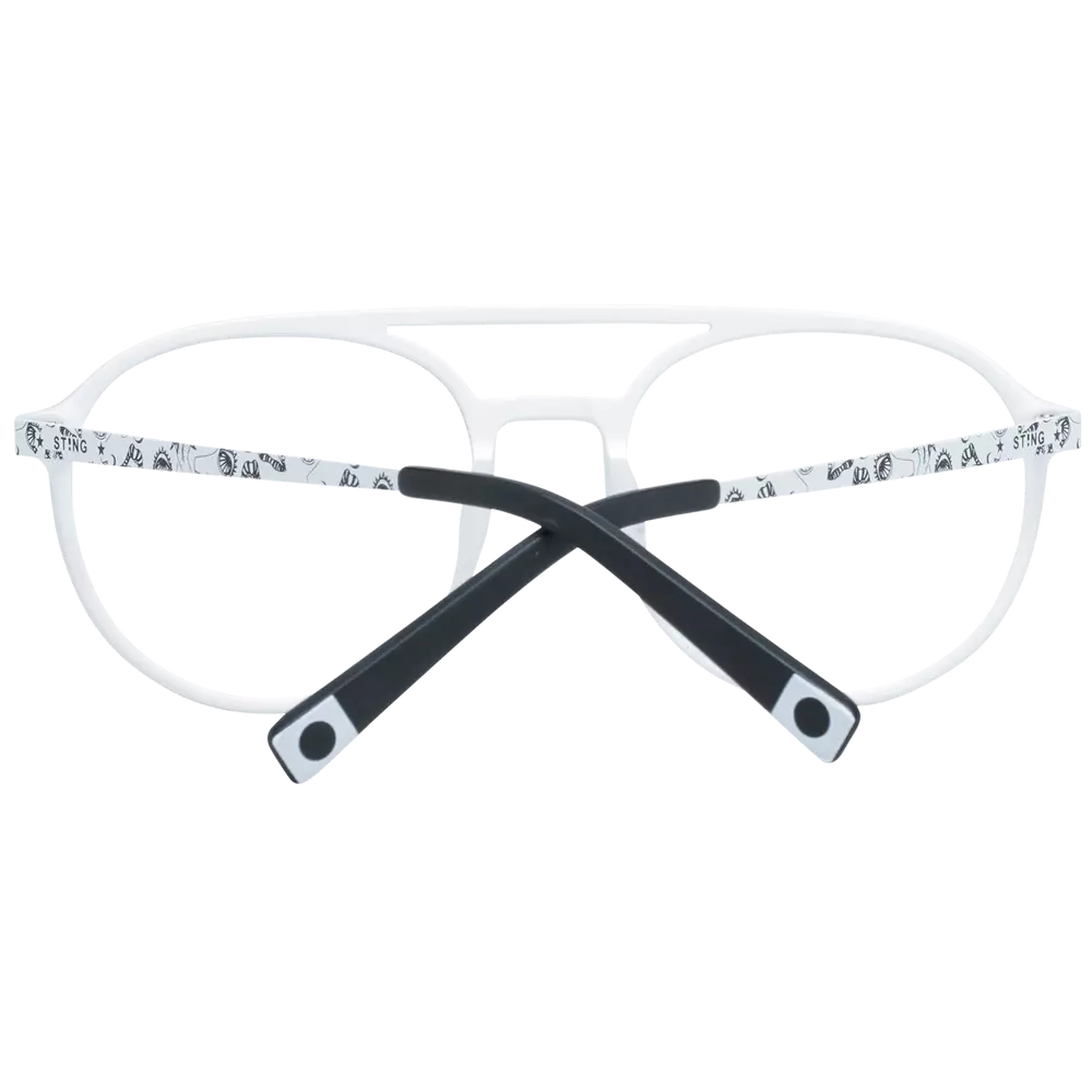 Sting White Unisex Optical Frames