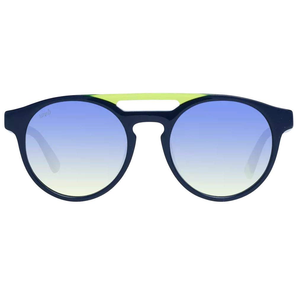 Web Blue Unisex Sunglasses