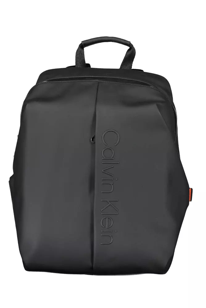 Calvin Klein Black Polyester Men Backpack