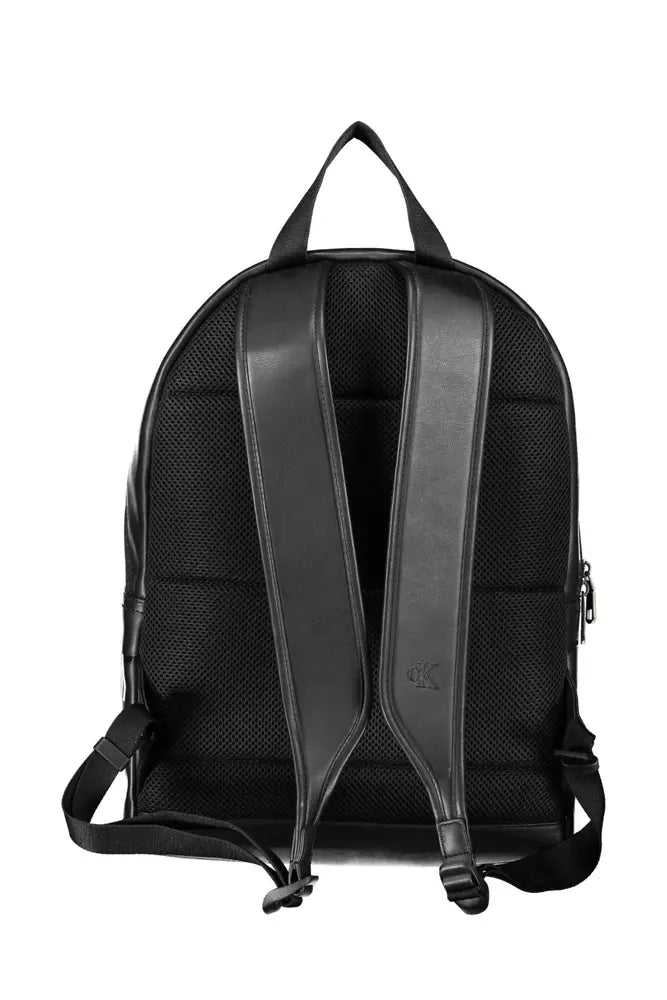 Calvin Klein Black Polyethylene Men Backpack