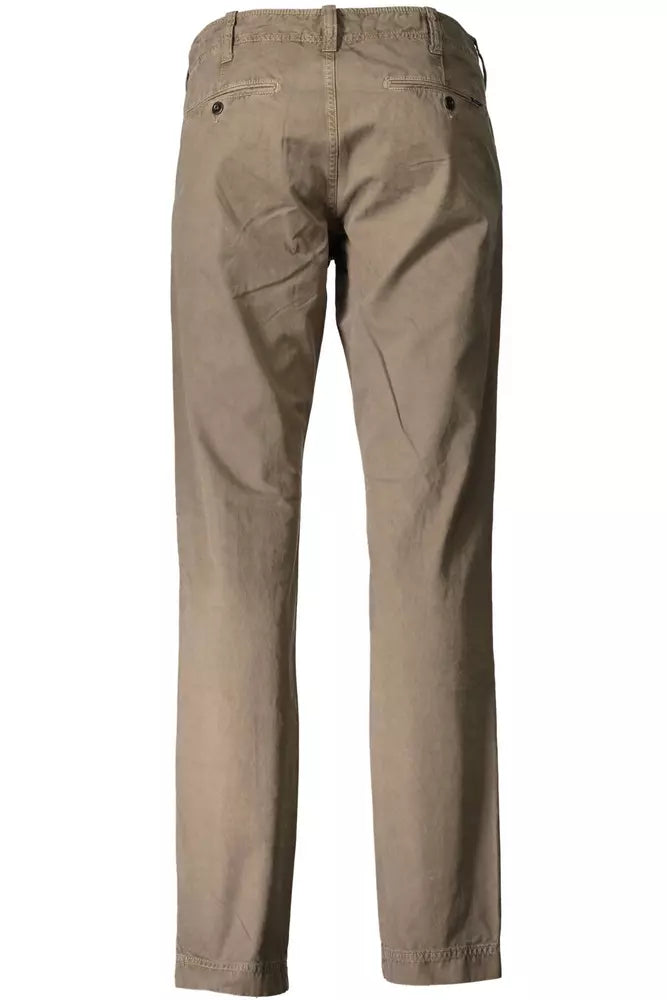 Gant Brown Cotton Men Pant