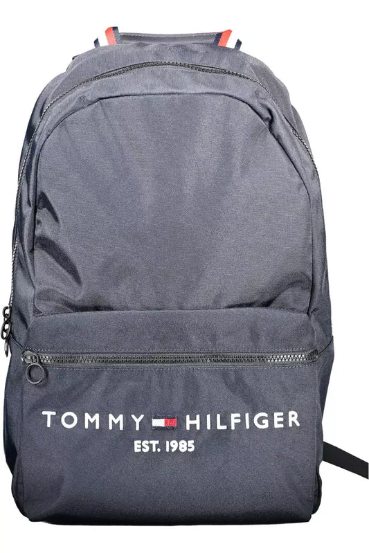 Tommy Hilfiger Blue Polyester Men Backpack