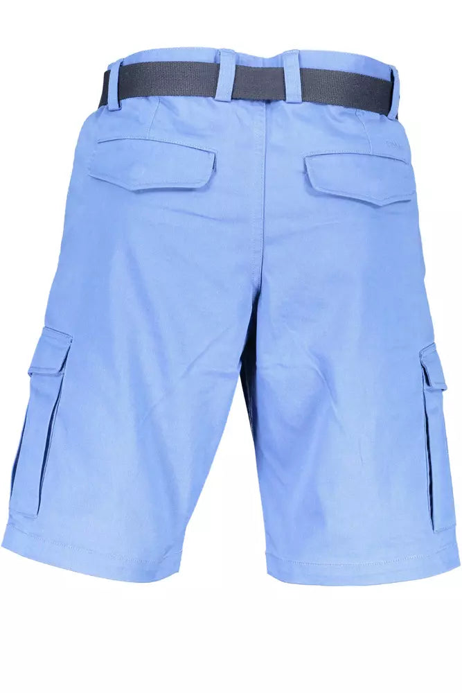 Gant Light Blue Cotton Men Pant