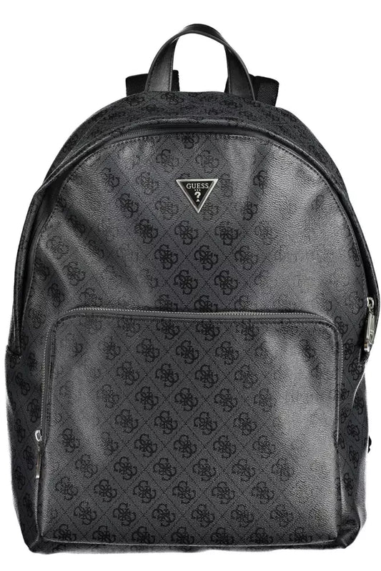 Guess Jeans Gray Polyethylene Men Backpack