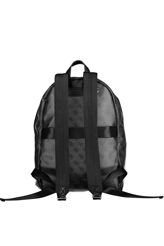 Guess Jeans Gray Polyethylene Men Backpack