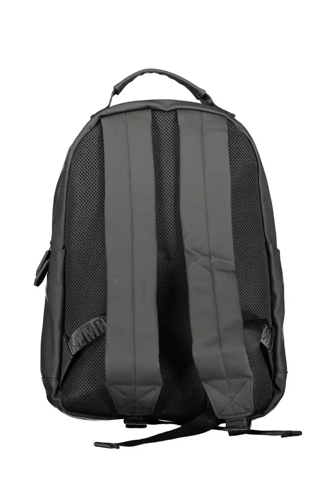 Bikkembergs Black Polyethylene Men Backpack