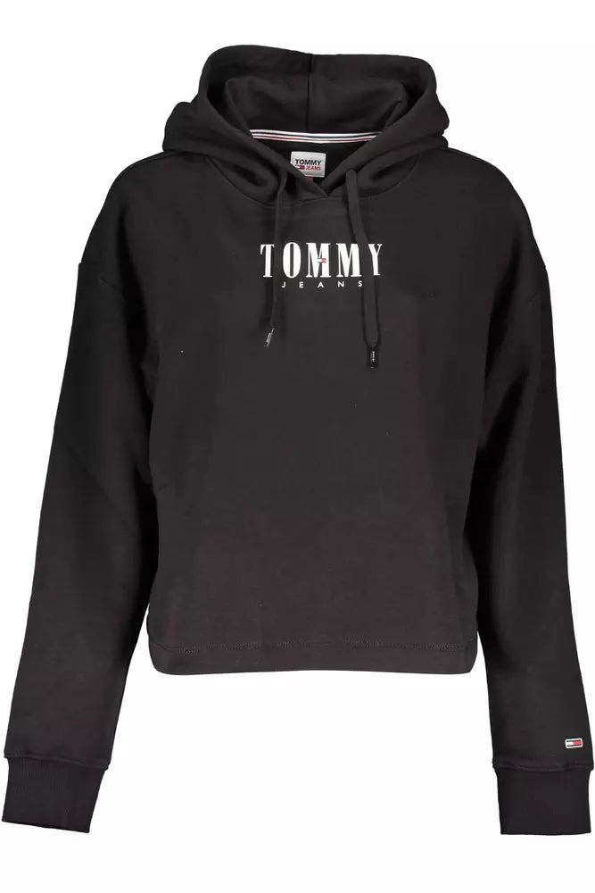 Tommy Hilfiger Black Cotton Women Sweater