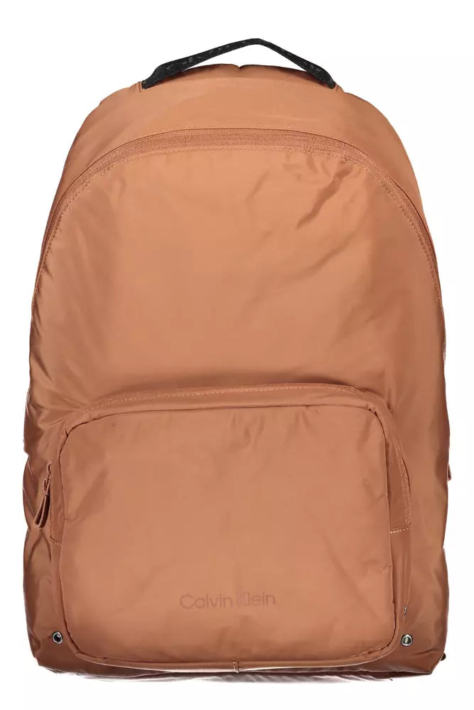 Calvin Klein Brown Polyester Men Backpack