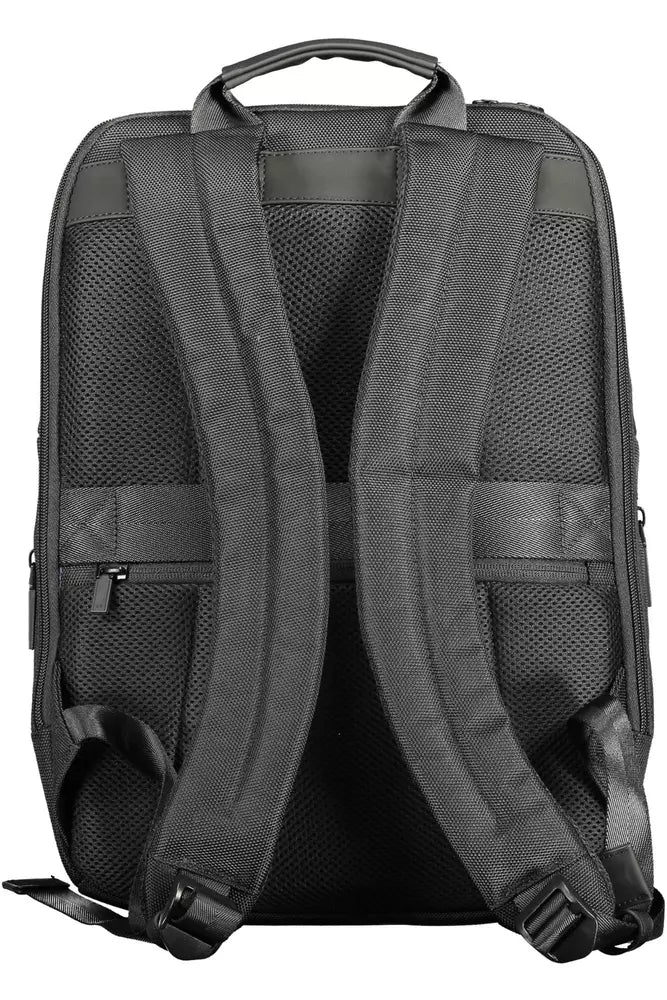 Porsche Design Black Polyester Men Backpack