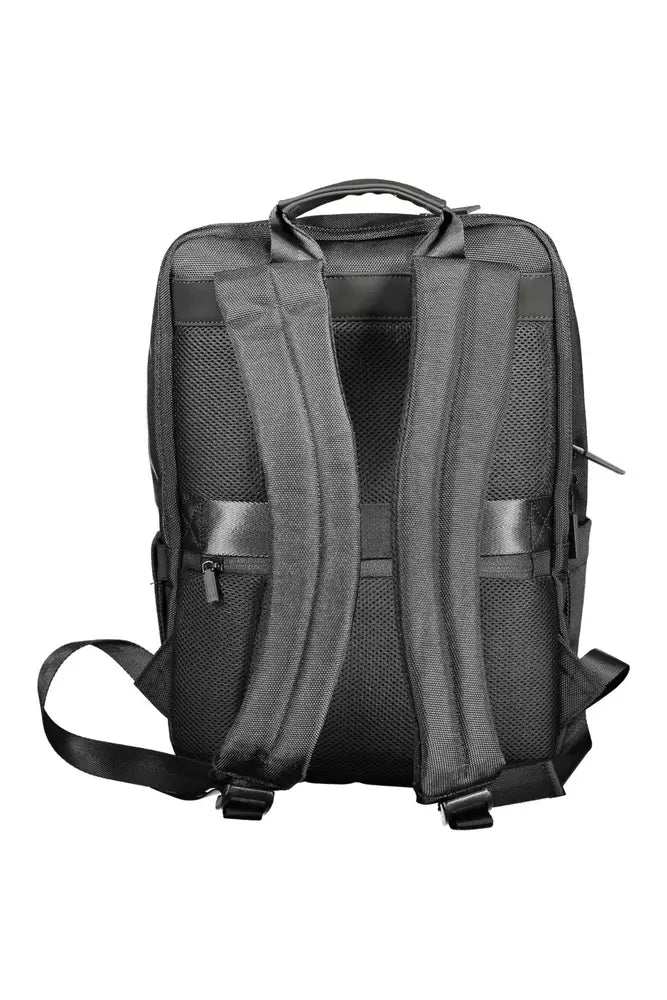 Porsche Design Black Polyester Men Backpack