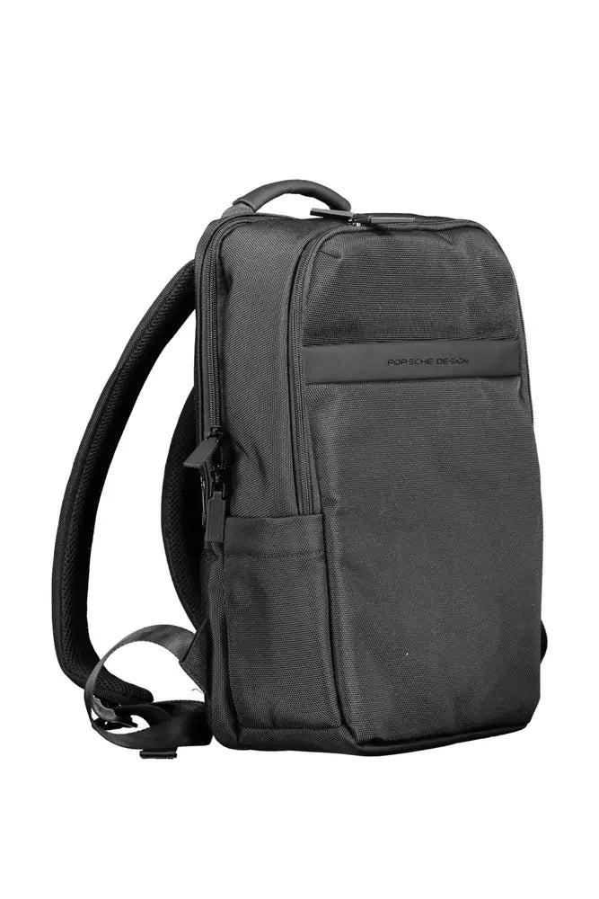 Porsche Design Black Polyester Men Backpack