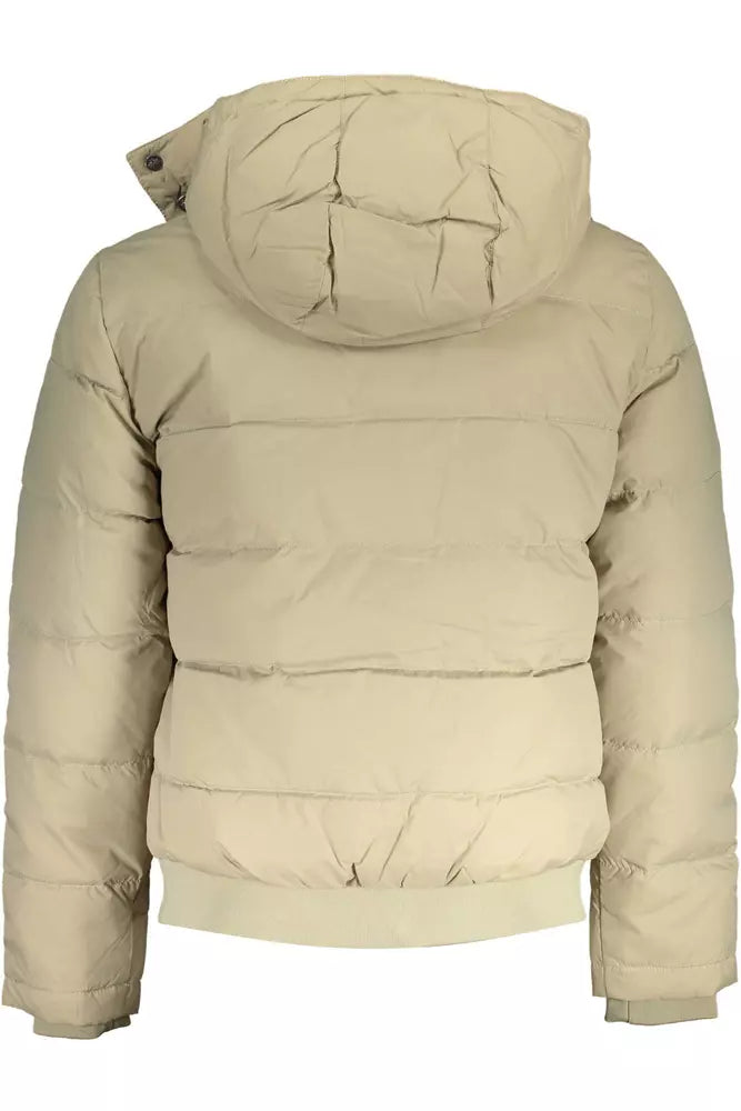 La Martina Beige Polyamide Men Jacket