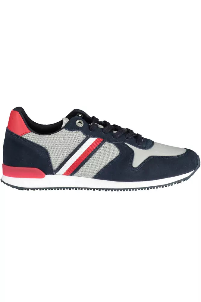 Tommy Hilfiger Blue Polyester Men Sneaker