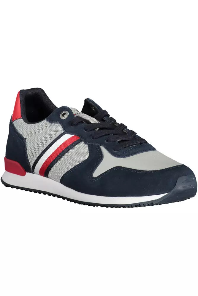 Tommy Hilfiger Blue Polyester Men Sneaker