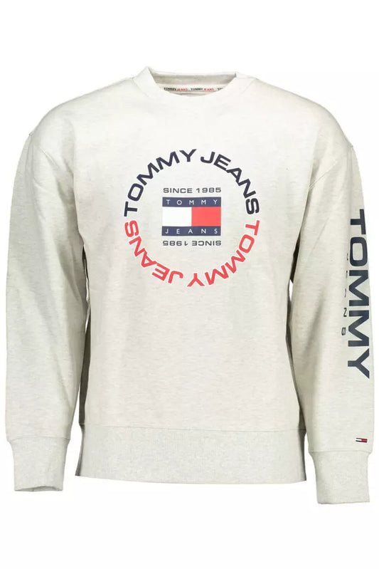 Tommy Hilfiger Gray Cotton Men Sweater