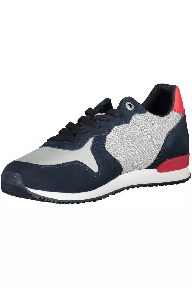 Tommy Hilfiger Blue Polyester Men Sneaker