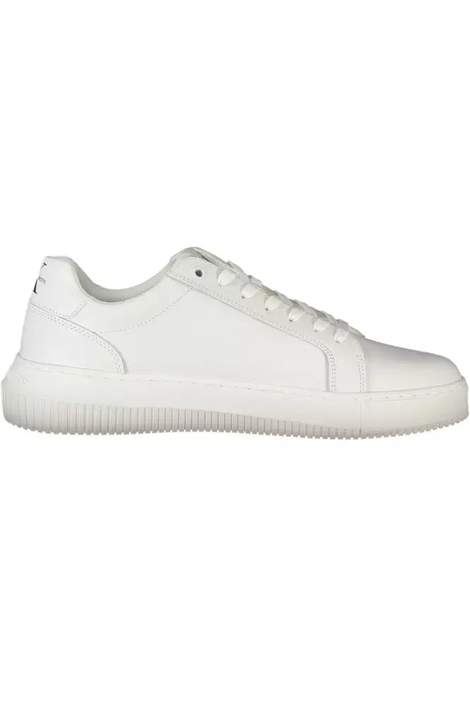 Calvin Klein White Leather Men Sneaker