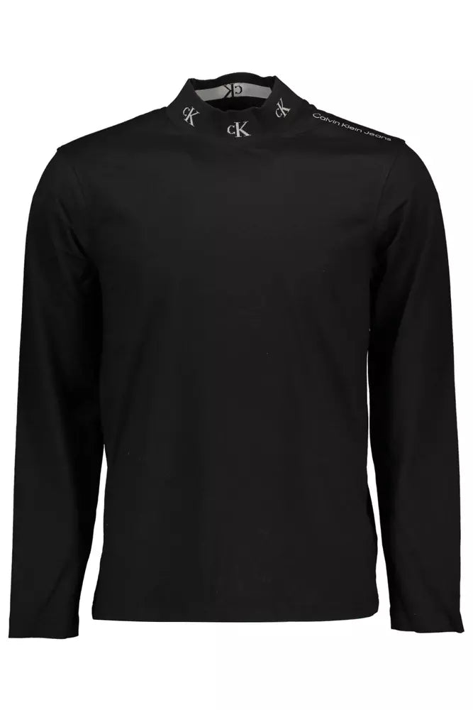 Calvin Klein Black Cotton Men T-Shirt