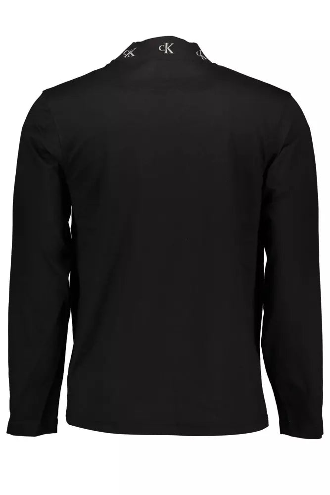 Calvin Klein Black Cotton Men T-Shirt