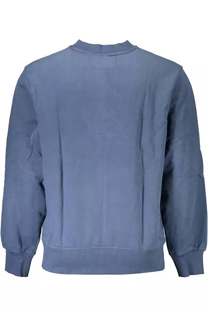 Calvin Klein Blue Cotton Men Sweater