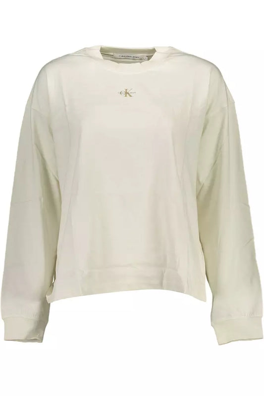 Calvin Klein White Cotton Women T-Shirt