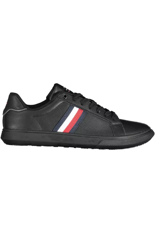 Tommy Hilfiger Black Polyethylene Men Sneaker