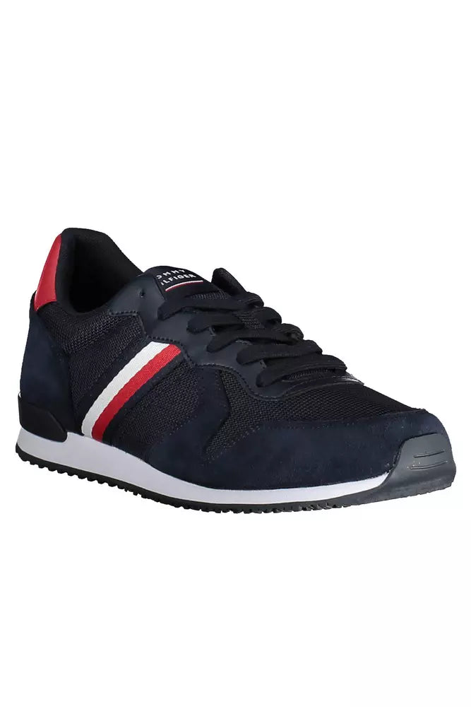 Tommy Hilfiger Blue Polyester Men Sneaker