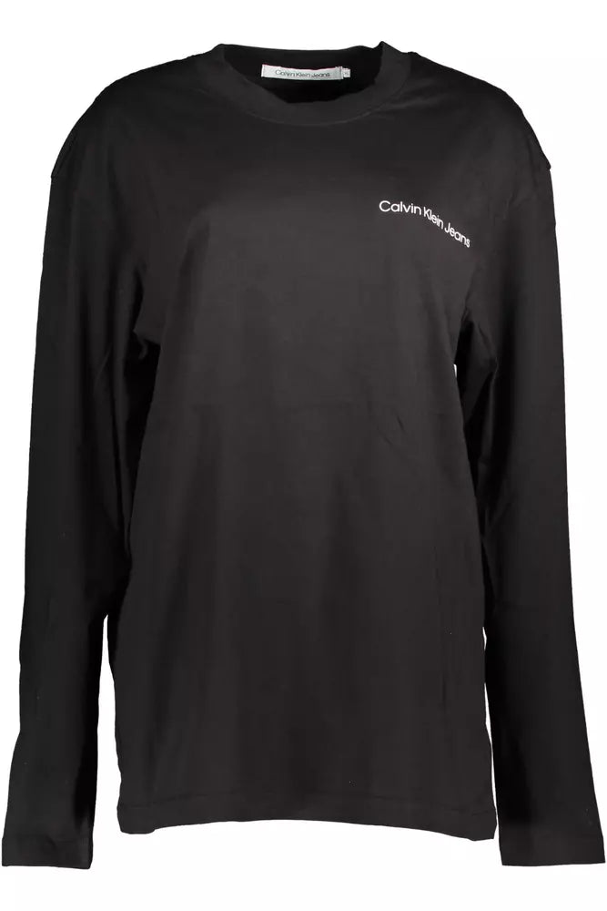 Calvin Klein Black Cotton Men T-Shirt