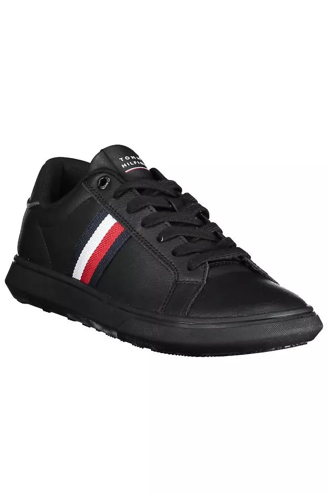 Tommy Hilfiger Black Polyethylene Men Sneaker