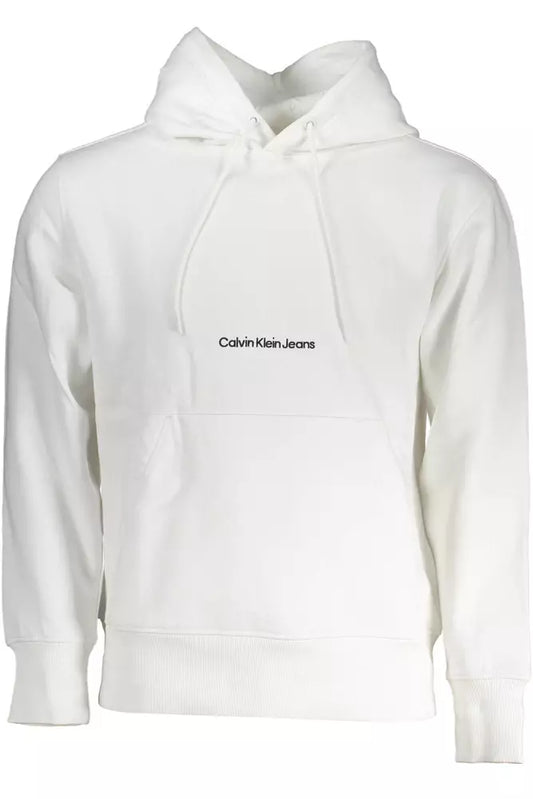 Calvin Klein White Cotton Men Sweater