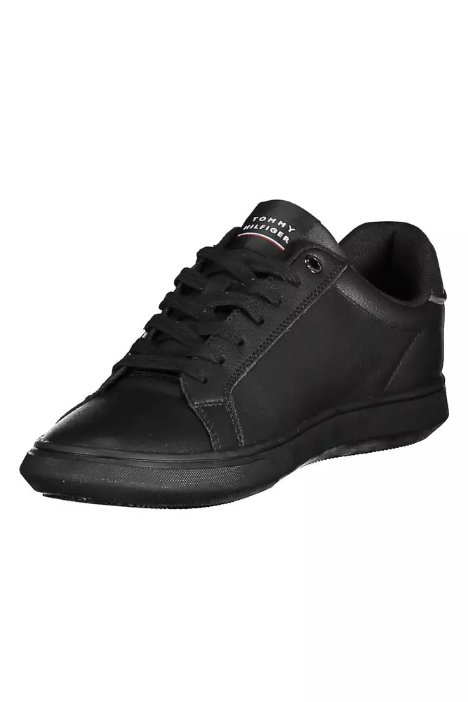 Tommy Hilfiger Black Polyethylene Men Sneaker