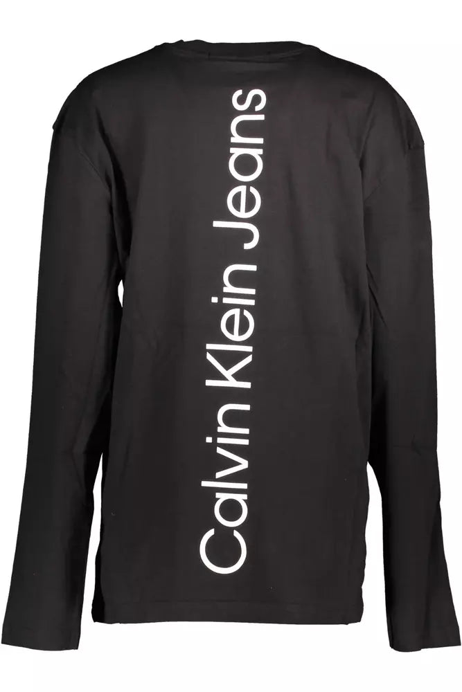 Calvin Klein Black Cotton Men T-Shirt